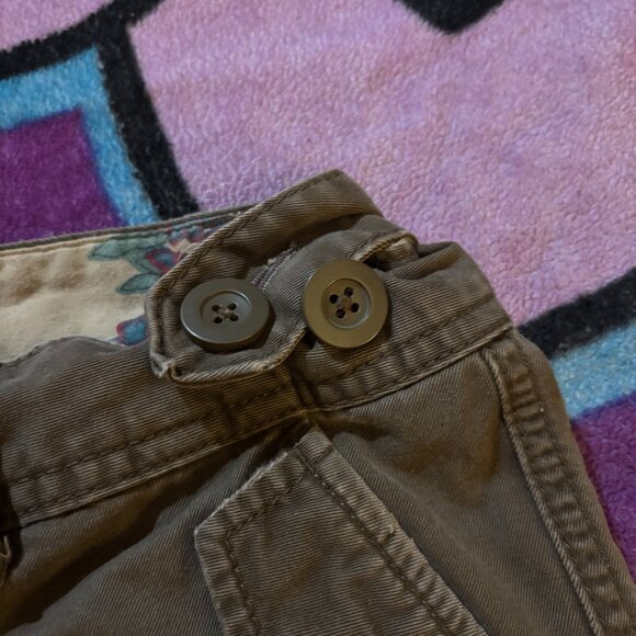 leaving posh sale 💲 old navy grey brown cargo shorts w adjustable waist - Picture 4 of 4